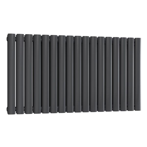 Reina Neval Anthracite Double Panel Designer Radiator 600 x 994mm