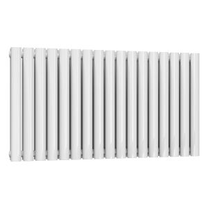 Reina Neval White Double Panel Designer Radiator 600 x 994mm