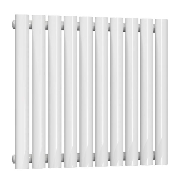 Reina Neval White Single Panel Designer Radiator 600 x 581mm