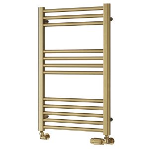 Reina Ottone Brushed Brass Towel Rail 800 x 500mm