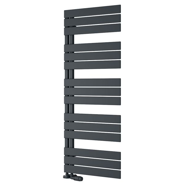 Reina Pettino Anthracite Designer Towel Rail 1424 x 550mm