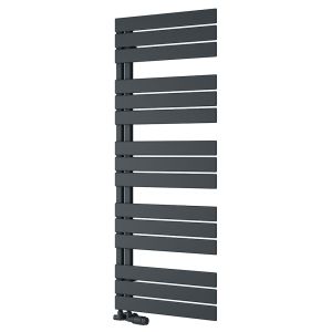 Reina Pettino Anthracite Designer Towel Rail 1424 x 550mm