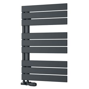 Reina Pettino Anthracite Designer Towel Rail 823 x 550mm