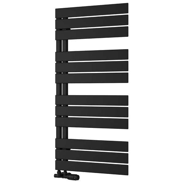 Reina Pettino Black Designer Towel Rail 1124 x 550mm