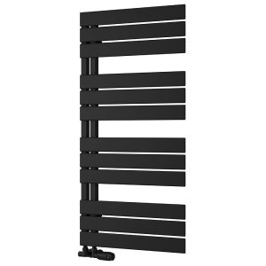 Reina Pettino Black Designer Towel Rail 1124 x 550mm