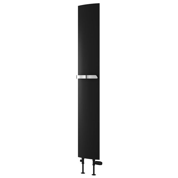 Reina Picoli Black Designer Radiator 1800 x 280mm