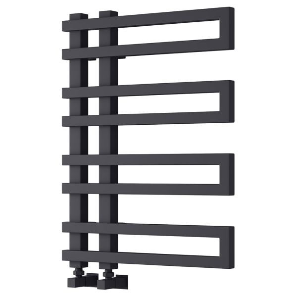 Reina Pietra Anthracite Designer Towel Rail 720 x 530mm