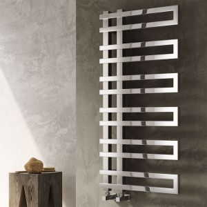 Reina Pietra Chrome Designer Towel Rail 1100 x 530mm