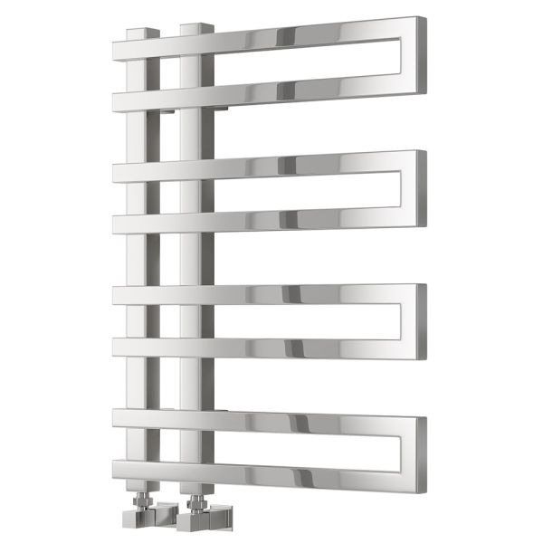 Reina Pietra Chrome Designer Towel Rail 720 x 530mm