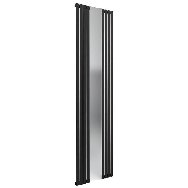 Reina Reflect Black Designer Radiator 1800 x 445mm