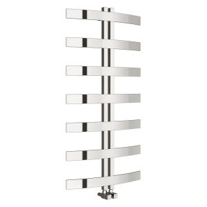 Reina Riesi Polished Stainless Steel Curved Designer Towel Rail 1200 x 600mm