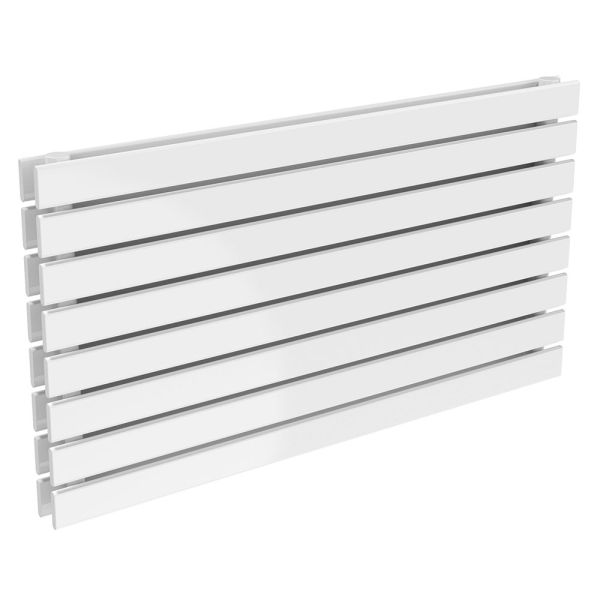 Reina Rione White Double Panel Designer Radiator 550 x 1000mm