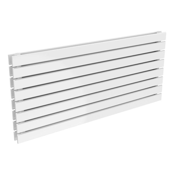 Reina Rione White Double Panel Designer Radiator 550 x 1200mm