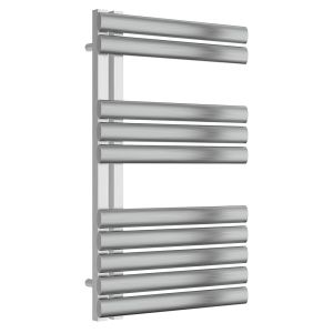 Reina Scalo Brushed Stainless Steel Designer Towel Rail 826 x 500mm