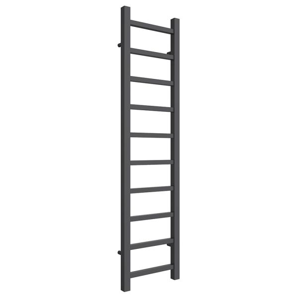 Reina Serena Anthracite Designer Towel Rail 1200 x 300mm