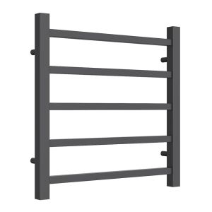 Reina Serena Anthracite Designer Towel Rail 500 x 500mm