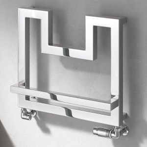 Reina Ticino Chrome Designer Towel Rail 450 x 500mm