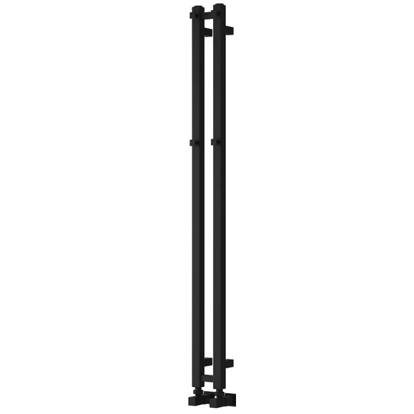 Reina Todi Black Designer Towel Rail 1200 x 108mm