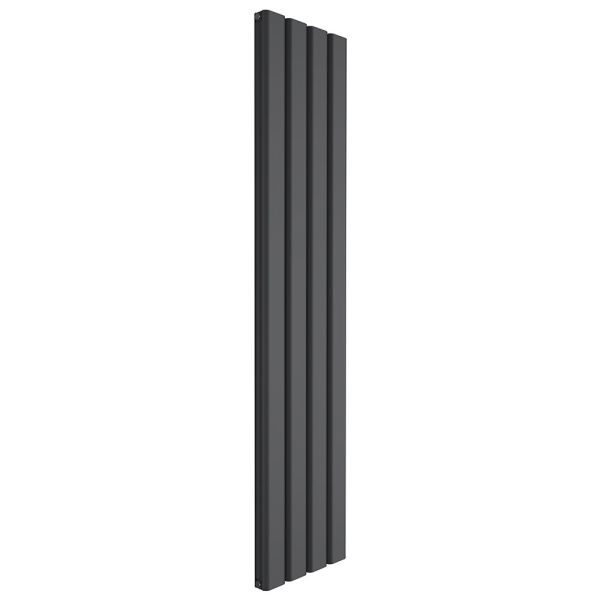 Reina Vicari Anthracite Double Panel Designer Radiator 1800 x 400mm