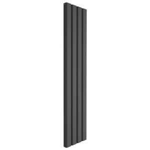 Reina Vicari Anthracite Double Panel Designer Radiator 1800 x 400mm