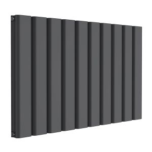 Reina Vicari Anthracite Double Panel Designer Radiator 600 x 1000mm