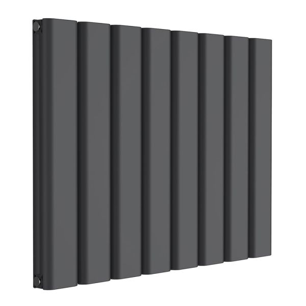 Reina Vicari Anthracite Double Panel Designer Radiator 600 x 800mm