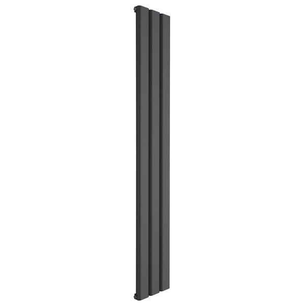 Reina Vicari Anthracite Single Panel Designer Radiator 1800 x 300mm