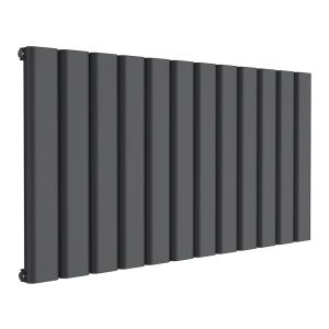 Reina Vicari Anthracite Single Panel Designer Radiator 600 x 1200mm