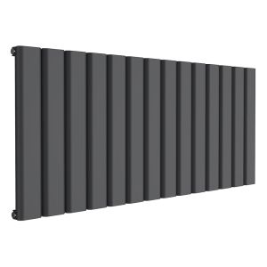 Reina Vicari Anthracite Single Panel Designer Radiator 600 x 1400mm