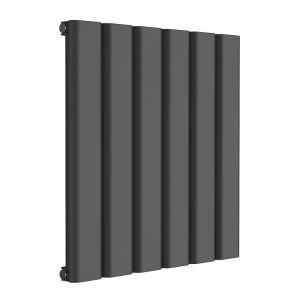 Reina Vicari Anthracite Single Panel Designer Radiator 600 x 600mm