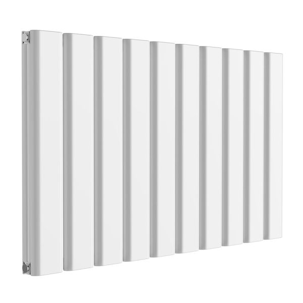 Reina Vicari White Double Panel Designer Radiator 600 x 1000mm