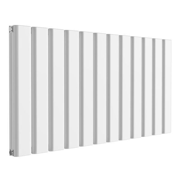 Reina Vicari White Double Panel Designer Radiator 600 x 1200mm