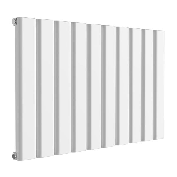 Reina Vicari White Single Panel Designer Radiator 600 x 1000mm