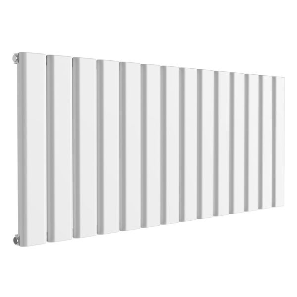 Reina Vicari White Single Panel Designer Radiator 600 x 1400mm