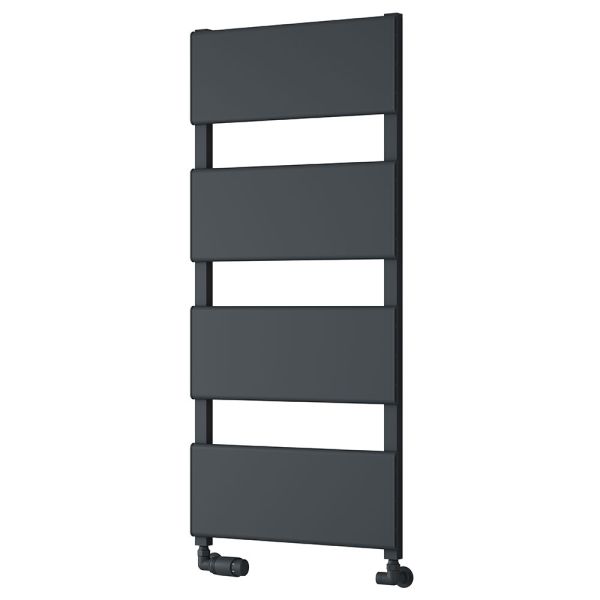 Reina Vivaro Anthracite Designer Towel Rail 1100 x 490mm