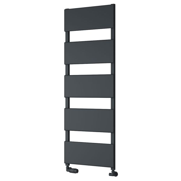 Reina Vivaro Anthracite Designer Towel Rail 1400 x 490mm