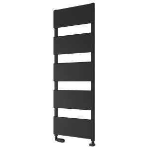 Reina Vivaro Black Designer Towel Rail 1400 x 490mm