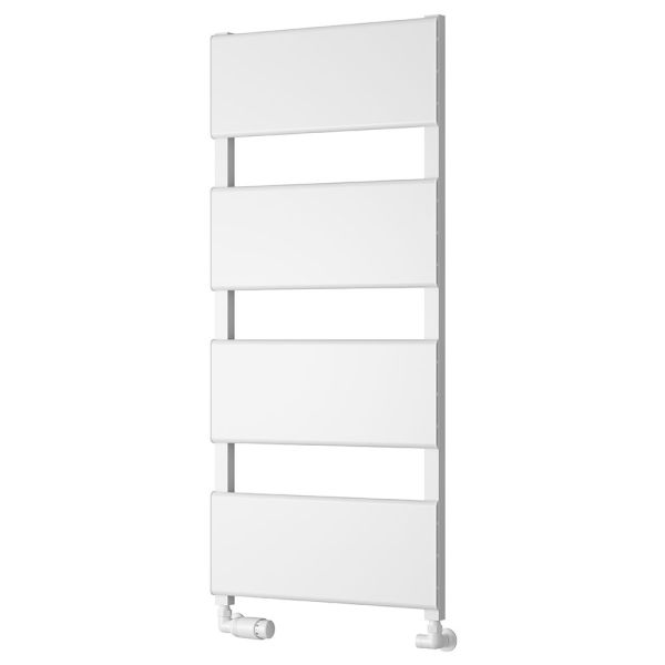 Reina Vivaro White Designer Towel Rail 1100 x 490mm