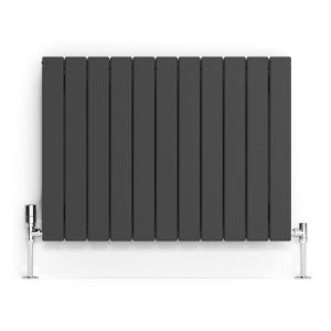 Terma Forte Single Panel Metallic Grey Designer Radiator 600 x 810mm