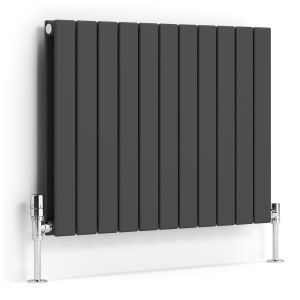 Terma Forte Double Panel Metallic Grey Designer Radiator 600 x 810mm