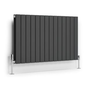 Terma Forte Double Panel Metallic Grey Designer Radiator 600 x 1032mm