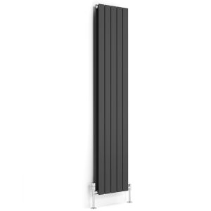 Terma Forte Double Panel Metallic Grey Designer Radiator 1800 x 366mm