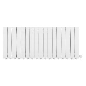 Terma Bergamo Matt White Designer Electric Radiator 590 x 1360mm