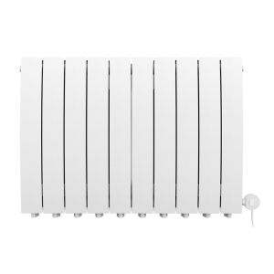 Terma Bergamo Matt White Designer Electric Radiator 590 x 800mm