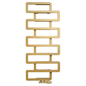 Terma Bookie Brass Designer Towel Rail 1155 x 500mm