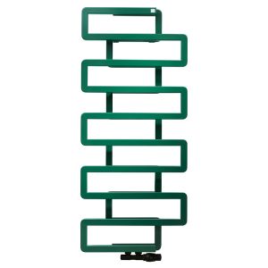 Terma Bookie Matt Green Designer Towel Rail 1155 x 500mm