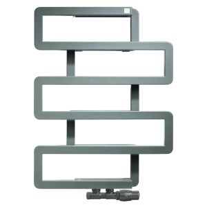 Terma Bookie Storm Sky Grey Designer Towel Rail 655 x 500mm