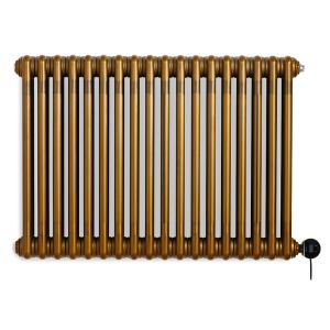 Terma Colorado Brass Lacquer 3 Column Electric Radiator 600 x 834mm