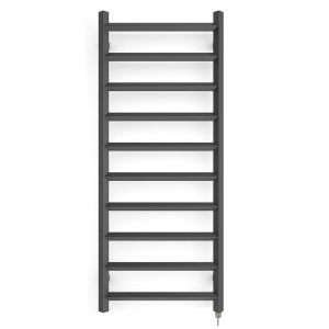 Terma Crystal Modern Grey Electric Towel Rail with SIM Element 1200 x 500mm