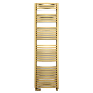 Terma Dexter Brass Curved Towel Rail 1760 x 500mm